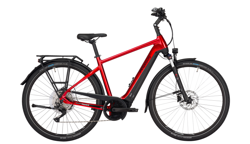 Vélo électrique de Ville Pegasus premio Bosch rouge 500W